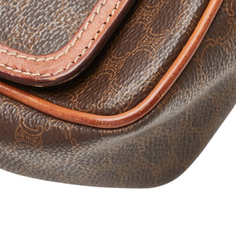 Celine Crossbody Brown Macadam Leather - Picture 8 of 8